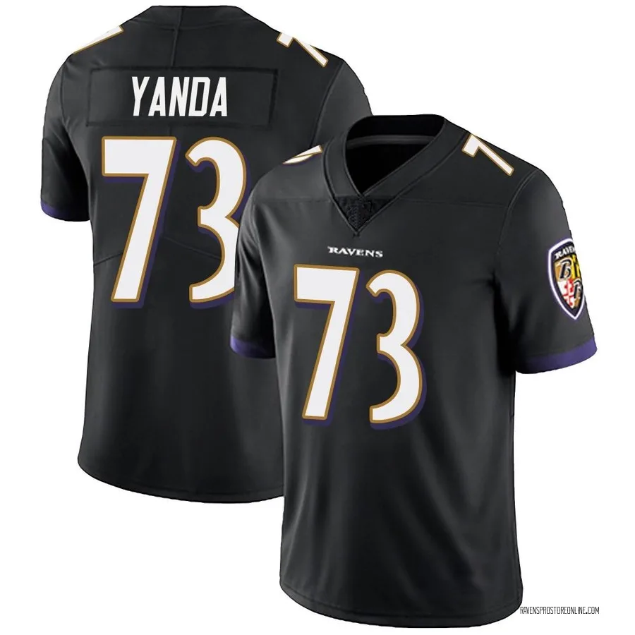 Marshal Yanda Baltimore Ravens Youth Limited Alternate Vapor Untouchable Nike Jersey - Black