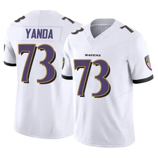 Marshal Yanda Baltimore Ravens Youth Limited Vapor F.U.S.E. Nike Jersey - White