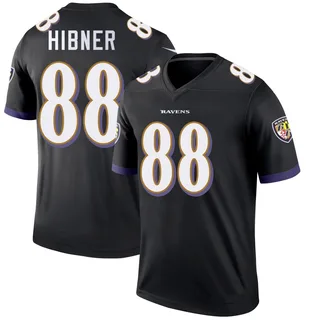 Matthew Hibner Baltimore Ravens Men's Legend Nike Jersey - Black