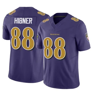 Matthew Hibner Baltimore Ravens Men's Limited Vapor F.U.S.E. Nike Jersey - Purple