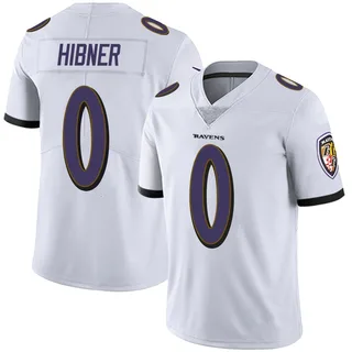 Matthew Hibner Baltimore Ravens Men's Limited Vapor Untouchable Nike Jersey - White