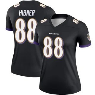 Matthew Hibner Baltimore Ravens Women's Legend Nike Jersey - Black