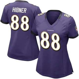 Matthew Hibner Baltimore Ravens Women's Limited Team Color Vapor Untouchable Nike Jersey - Purple