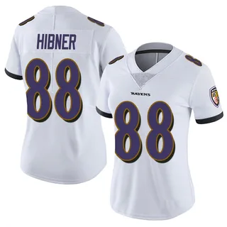 Matthew Hibner Baltimore Ravens Women's Limited Vapor Untouchable Nike Jersey - White