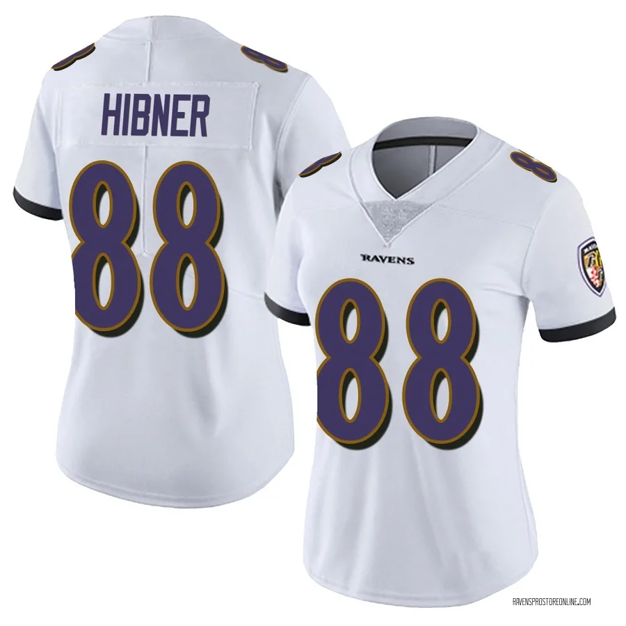 Matthew Hibner Baltimore Ravens Women's Limited Vapor Untouchable Nike Jersey - White