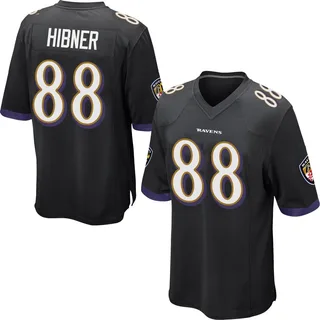 Matthew Hibner Baltimore Ravens Youth Game Nike Jersey - Black