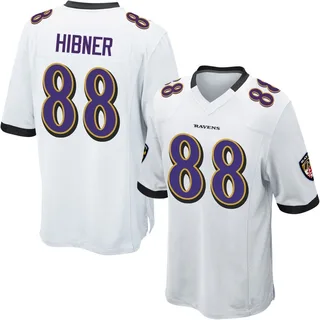 Matthew Hibner Baltimore Ravens Youth Game Nike Jersey - White