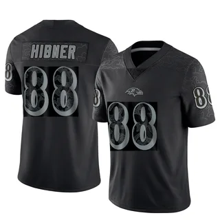 Matthew Hibner Baltimore Ravens Youth Limited Reflective Nike Jersey - Black