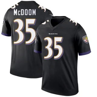 Matthew McDoom Baltimore Ravens Men's Legend Nike Jersey - Black