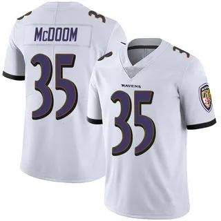 Matthew McDoom Baltimore Ravens Men's Limited Vapor Untouchable Nike Jersey - White