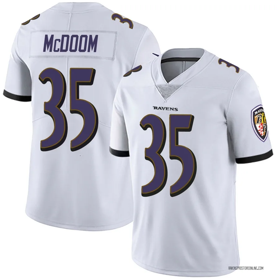 Matthew McDoom Baltimore Ravens Youth Limited Vapor Untouchable Nike Jersey - White
