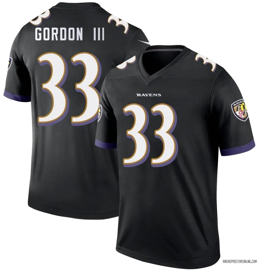 Melvin Gordon III Baltimore Ravens Men's Legend Nike Jersey - Black