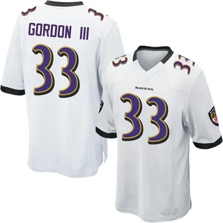 Melvin Gordon III Baltimore Ravens Youth Game Nike Jersey - White
