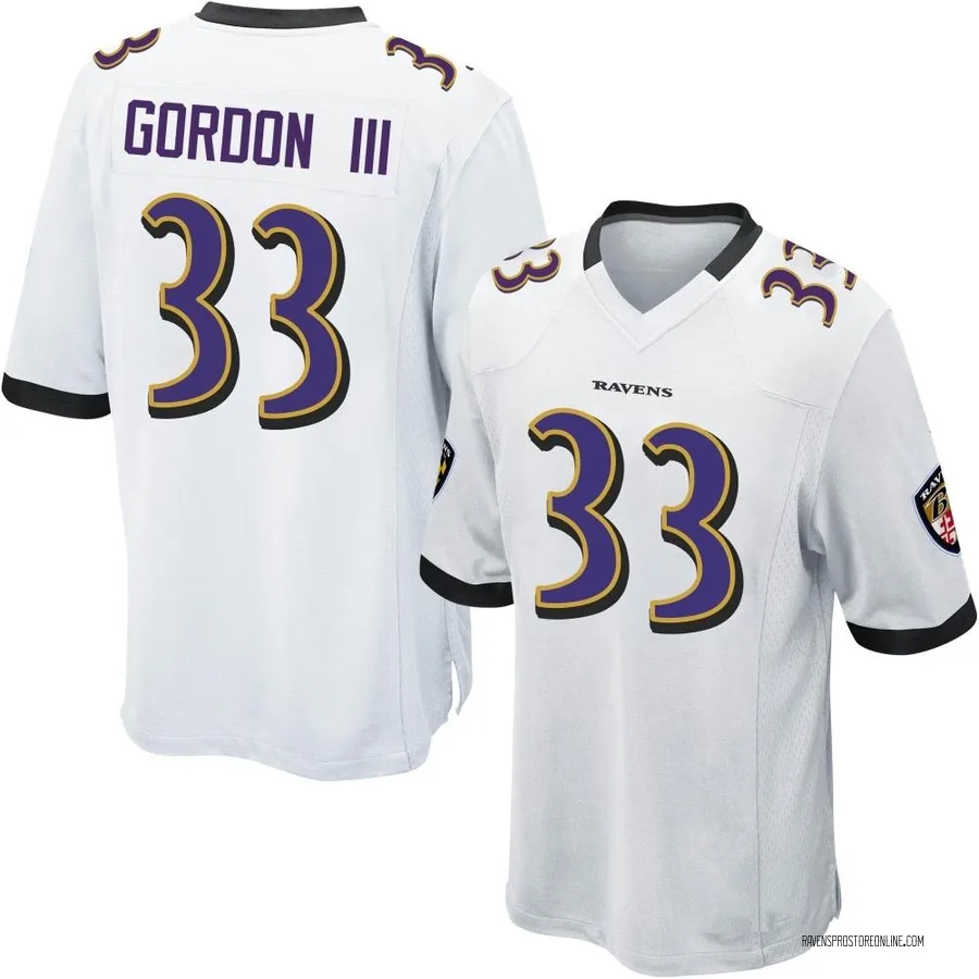 Melvin Gordon III Baltimore Ravens Youth Game Nike Jersey - White