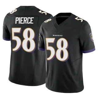 Michael Pierce Baltimore Ravens Men's Limited Vapor F.U.S.E. Nike Jersey - Black
