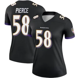 Michael Pierce Baltimore Ravens Women's Legend Nike Jersey - Black