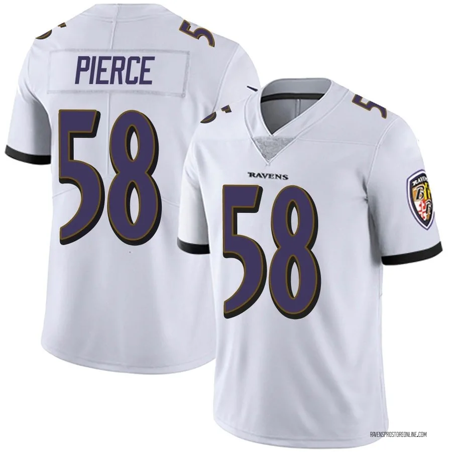 Michael Pierce Baltimore Ravens Youth Limited Vapor Untouchable Nike Jersey - White