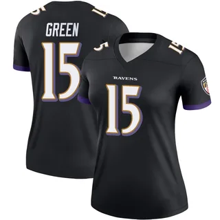 Mike Green Baltimore Ravens Women's Legend Nike Jersey - Black