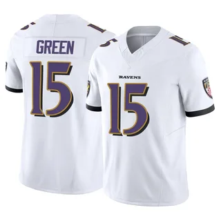 Mike Green Baltimore Ravens Youth Limited Vapor F.U.S.E. Nike Jersey - White