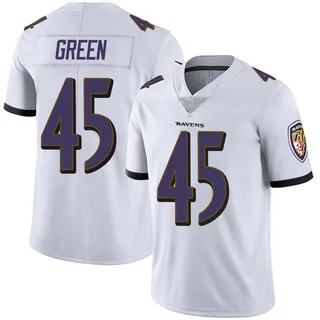 Mike Green Baltimore Ravens Youth Limited Vapor Untouchable Nike Jersey - White