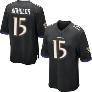Nelson Agholor Baltimore Ravens Men's Game Nike Jersey - Black