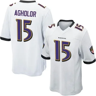 Nelson Agholor Baltimore Ravens Men's Game Nike Jersey - White