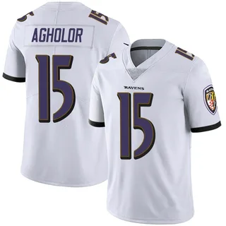Nelson Agholor Baltimore Ravens Men's Limited Vapor Untouchable Nike Jersey - White