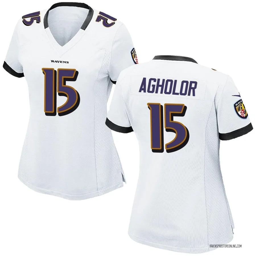 Nelson Agholor Baltimore Ravens Women's Game Nike Jersey - White