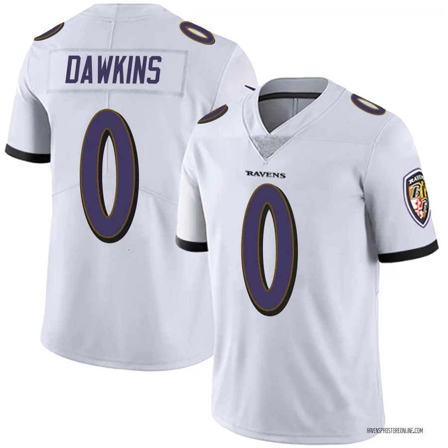 Nick Dawkins Baltimore Ravens Men's Limited Vapor Untouchable Nike Jersey - White