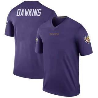 Nick Dawkins Baltimore Ravens Youth Color Rush Legend Nike Jersey - Purple