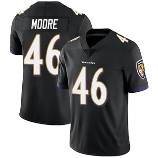 Nick Moore Baltimore Ravens Youth Limited Alternate Vapor Untouchable Nike Jersey - Black