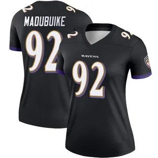 Nnamdi Madubuike Baltimore Ravens Women's Legend Nike Jersey - Black