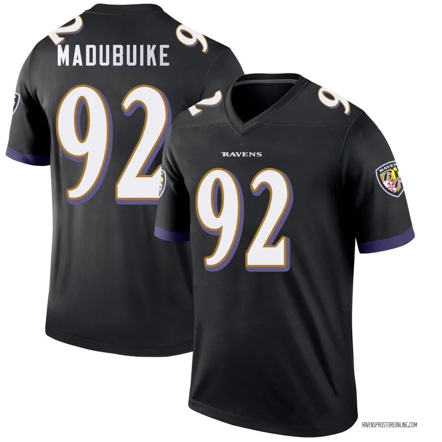 Nnamdi Madubuike Baltimore Ravens Youth Legend Nike Jersey - Black