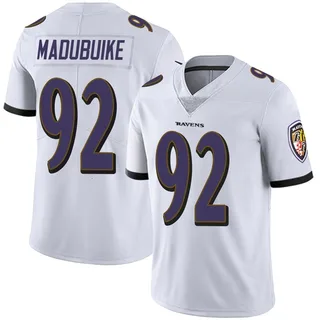 Nnamdi Madubuike Baltimore Ravens Youth Limited Vapor Untouchable Nike Jersey - White