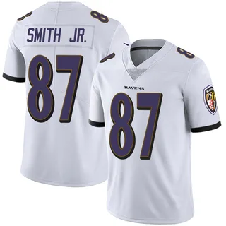 Octavian Smith Jr. Baltimore Ravens Youth Limited Vapor Untouchable Nike Jersey - White
