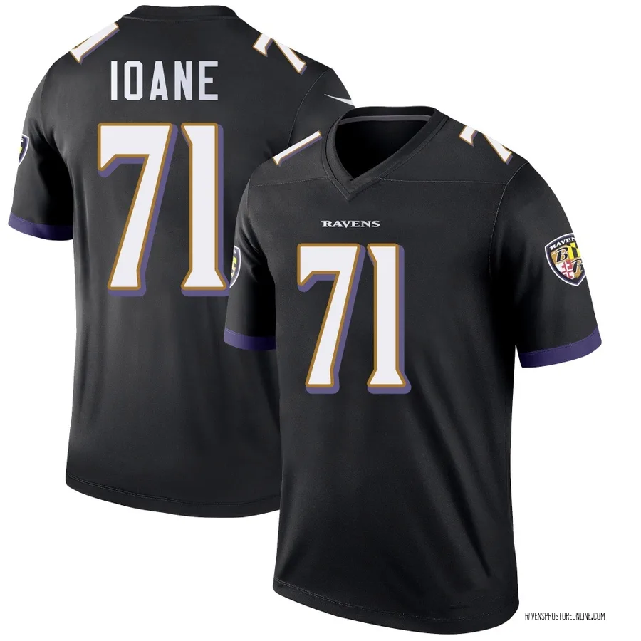 Olaivavega Ioane Baltimore Ravens Men's Legend Nike Jersey - Black