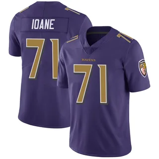 Olaivavega Ioane Baltimore Ravens Men's Limited Color Rush Vapor Untouchable Nike Jersey - Purple