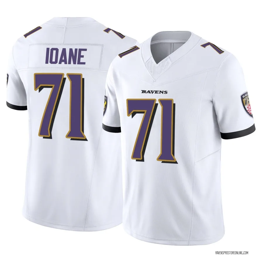 Olaivavega Ioane Baltimore Ravens Men's Limited Vapor F.U.S.E. Nike Jersey - White