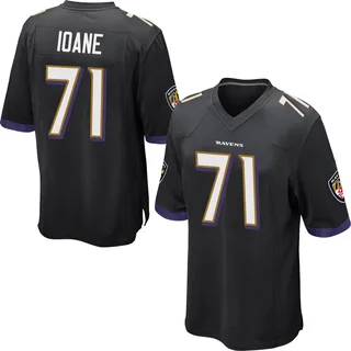 Olaivavega Ioane Baltimore Ravens Youth Game Nike Jersey - Black