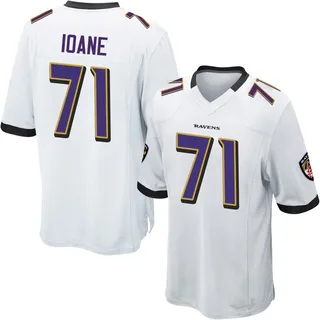 Olaivavega Ioane Baltimore Ravens Youth Game Nike Jersey - White
