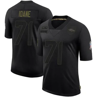 Olaivavega Ioane Baltimore Ravens Youth Limited 2020 Salute To Service Nike Jersey - Black