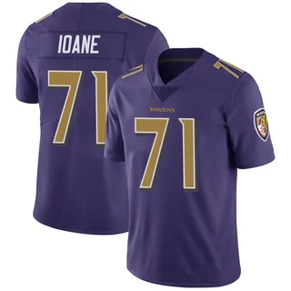 Olaivavega Ioane Baltimore Ravens Youth Limited Color Rush Vapor Untouchable Nike Jersey - Purple