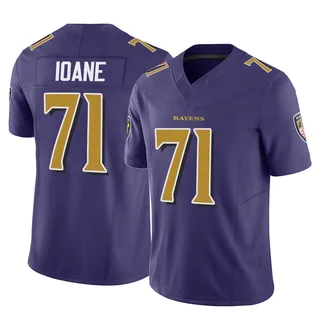 Olaivavega Ioane Baltimore Ravens Youth Limited Vapor F.U.S.E. Nike Jersey - Purple