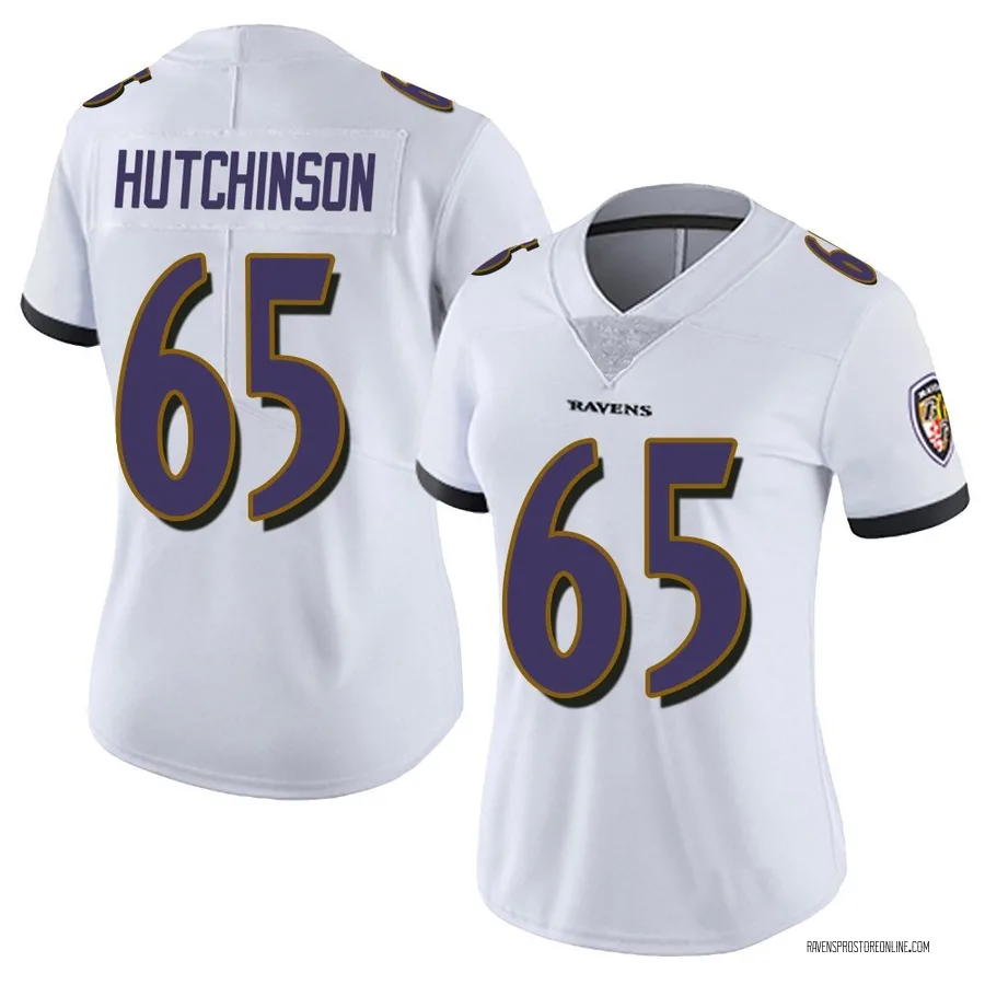 Ozzie Hutchinson Baltimore Ravens Women's Limited Vapor Untouchable Nike Jersey - White