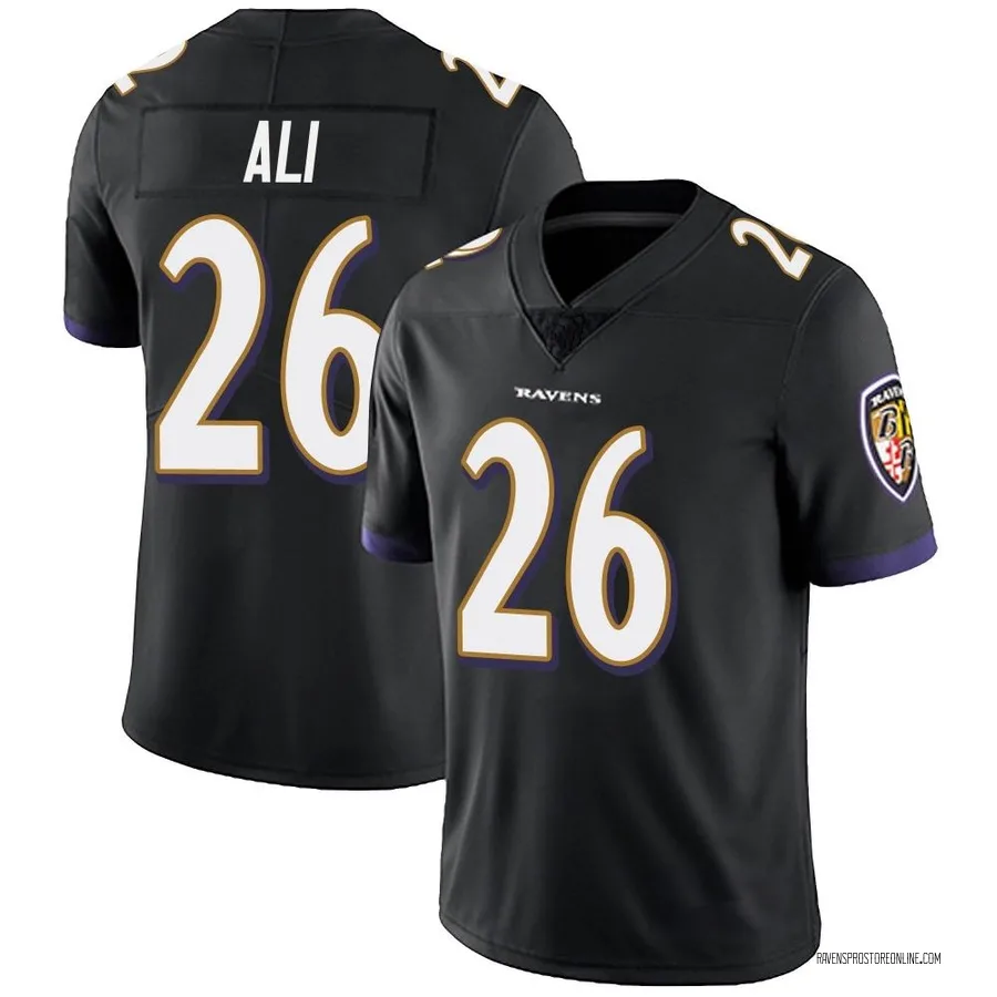 Rasheen Ali Baltimore Ravens Men's Limited Alternate Vapor Untouchable Nike Jersey - Black