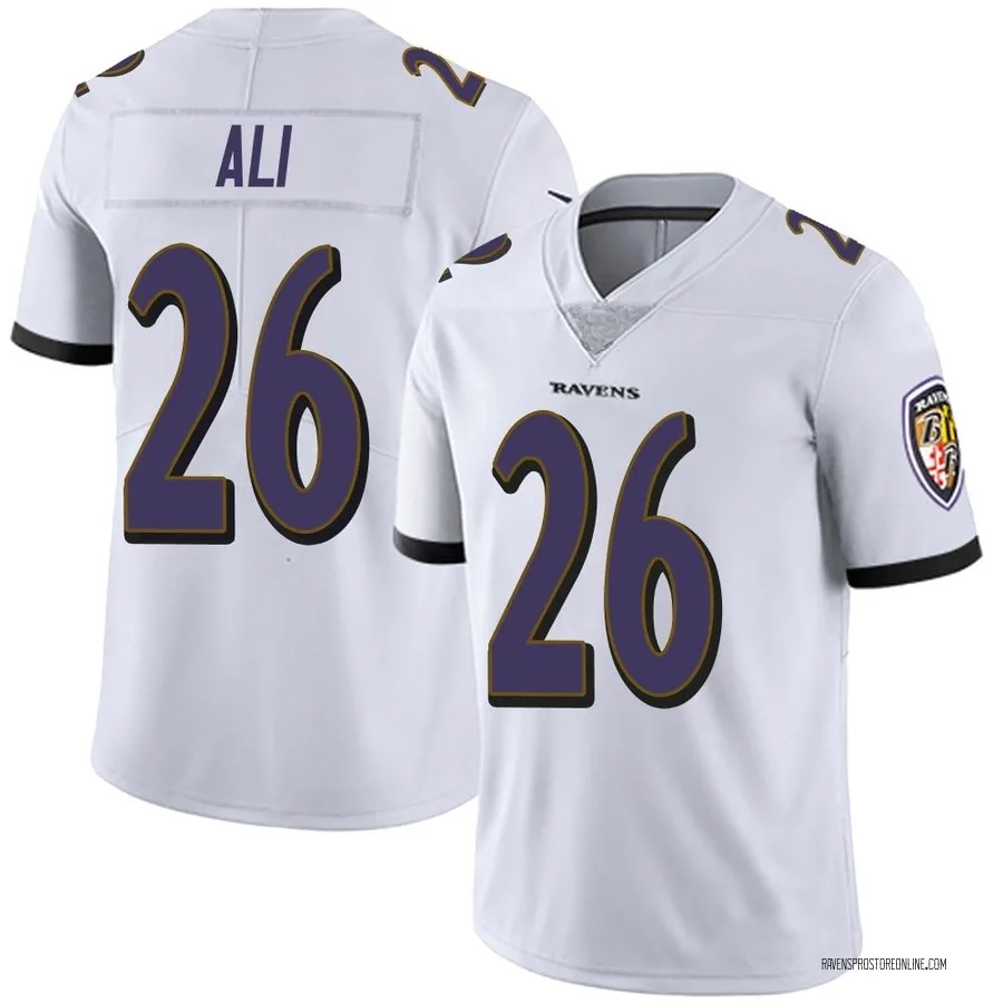 Rasheen Ali Baltimore Ravens Men's Limited Vapor Untouchable Nike Jersey - White
