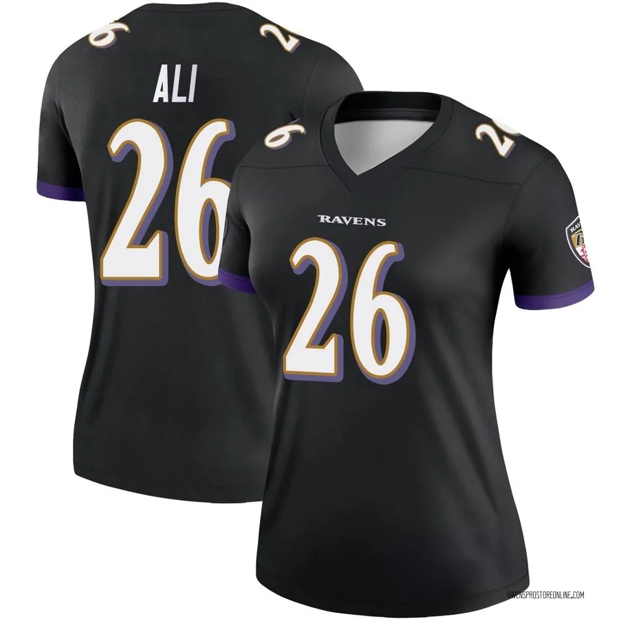 Rasheen Ali Baltimore Ravens Women's Legend Nike Jersey - Black