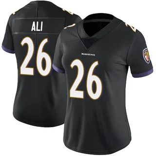 Rasheen Ali Baltimore Ravens Women's Limited Alternate Vapor Untouchable Nike Jersey - Black