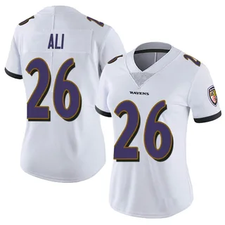 Rasheen Ali Baltimore Ravens Women's Limited Vapor Untouchable Nike Jersey - White