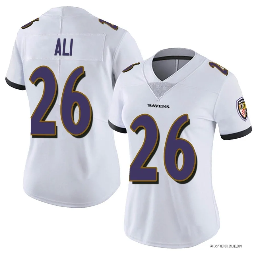 Rasheen Ali Baltimore Ravens Women's Limited Vapor Untouchable Nike Jersey - White